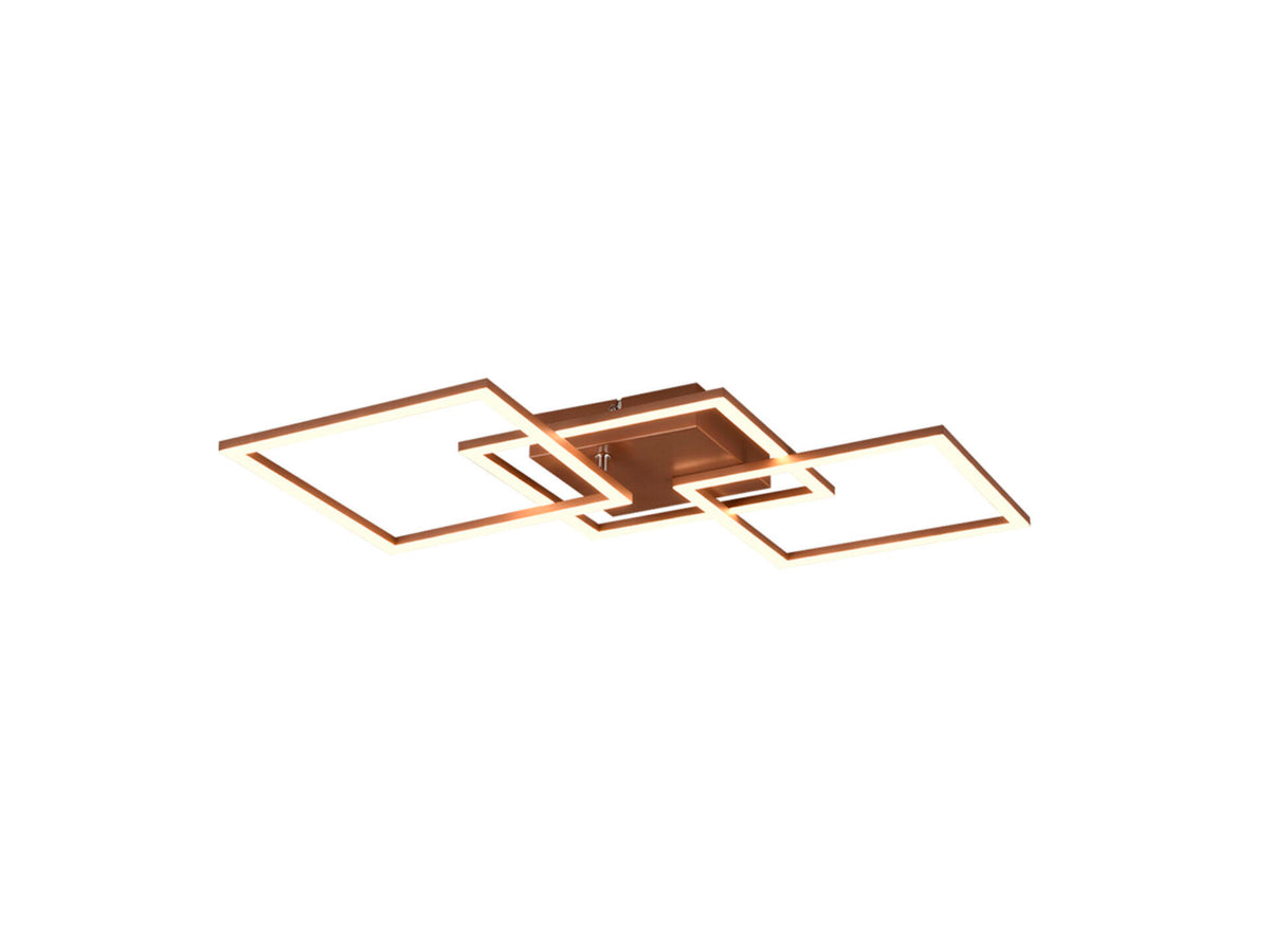 Reality Trail LED plafondlamp 31W bruin