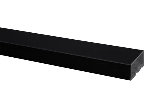 Trapleuning 50x25 mm 270cm metaal zwart