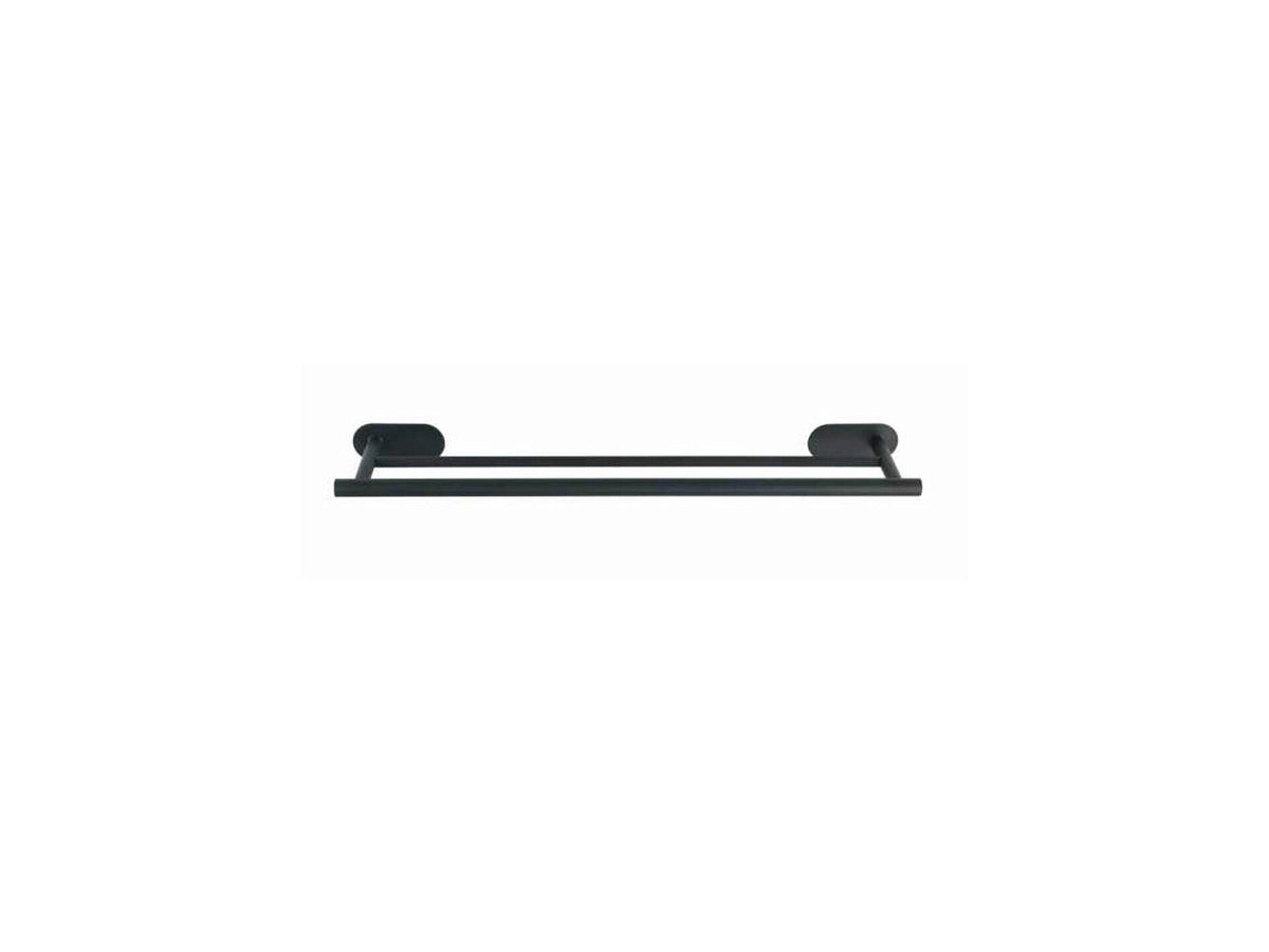Wenko Turbo Loc Orea handdoekrek dubbel 60cm mat zwart