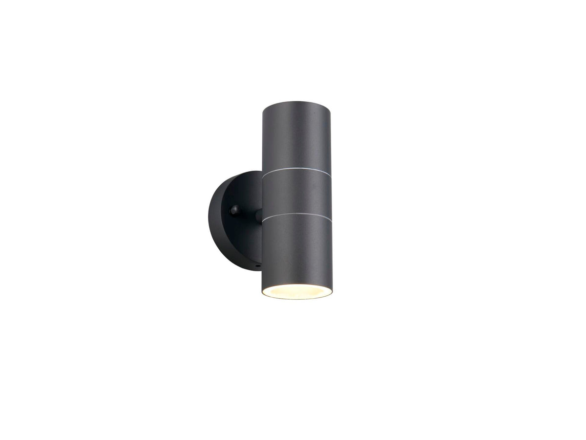 Trio Turia wandlamp 2xGU10 4,5W antraciet