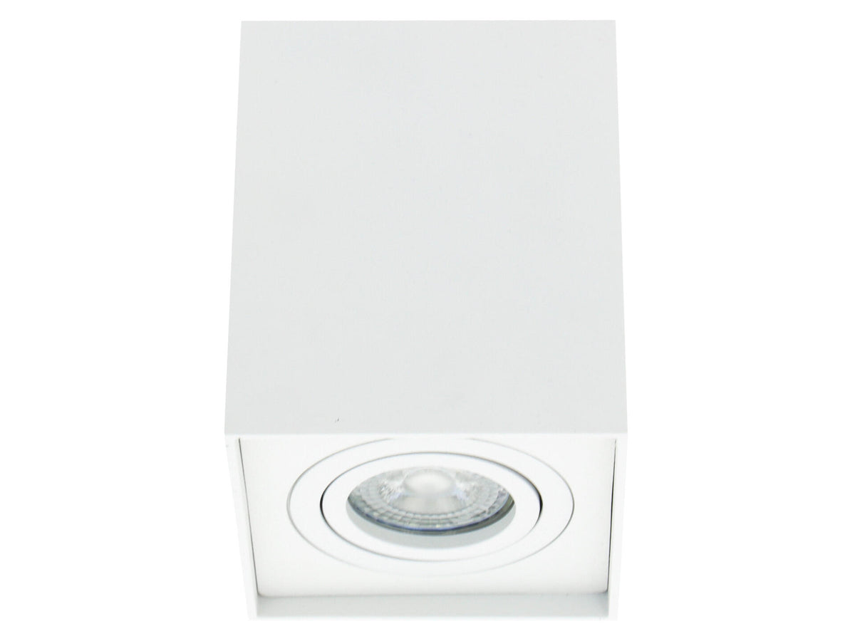 Prolight Tussio LED plafondspot GU10 15W vierkant wit