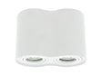 Prolight Tussio LED plafondspot GU10 2x15 W rond wit
