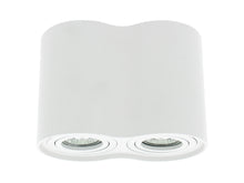 Prolight Tussio LED plafondspot GU10 2x15 W rond wit