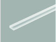 Dumawall+ U-afboordingsprofiel 260cm wit aluminium