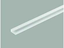 Dumawall+ U-afboordingsprofiel 260cm wit aluminium