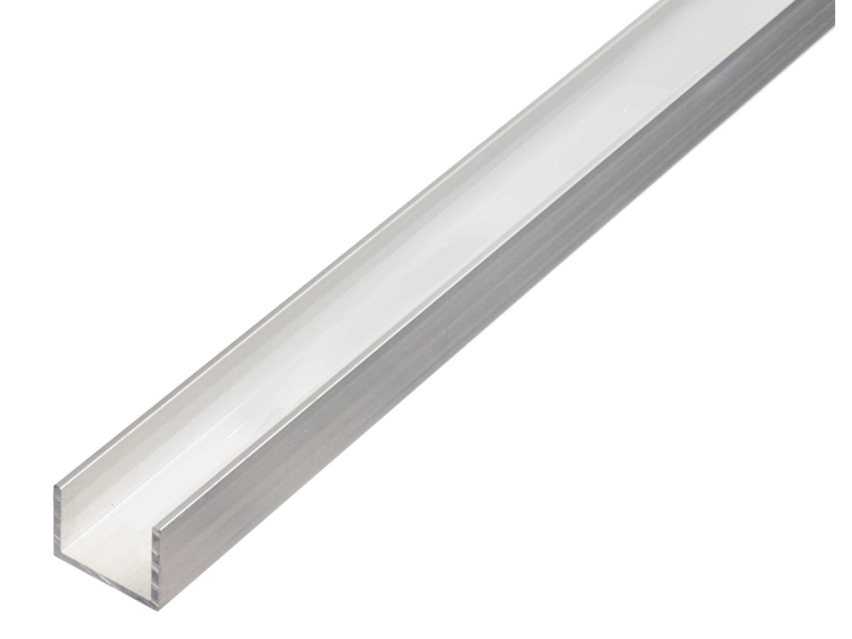 U-profiel 10x15x12x1,5 mm 100cm aluminium