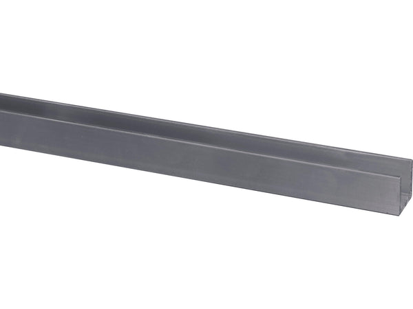 U-profiel 15x15 mm 200cm grijs