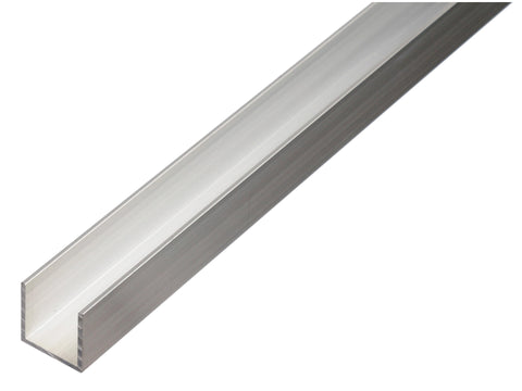 U-profiel 20x20x17x1,5 mm 100cm aluminium
