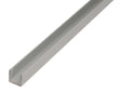 U-profiel 20x20x17x1,5 mm 200cm geanodiseerd aluminium zilver