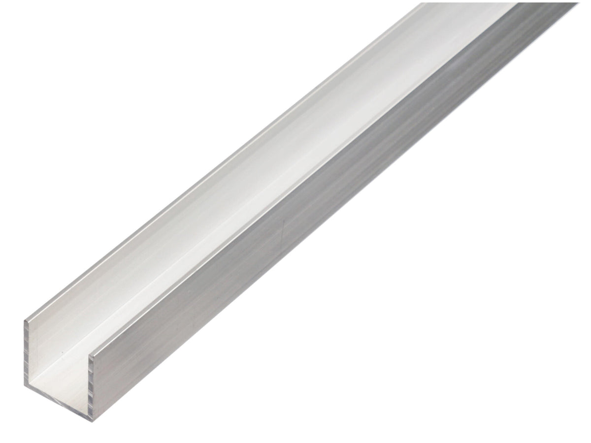 U-profiel 25x25x21x2 mm 100cm aluminium