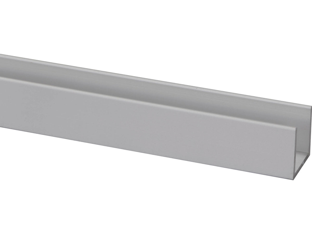 U-profiel aluminium 15x15 mm 200cm naturel