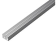 U-profiel dubbel 16x12x1 mm 100cm geanodiseerd aluminium zilver