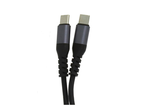 Profile USB kabel C>C 100W 1m zwart