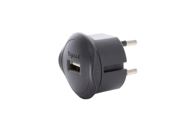 Legrand USB-lader 5V 2P 10A zwart