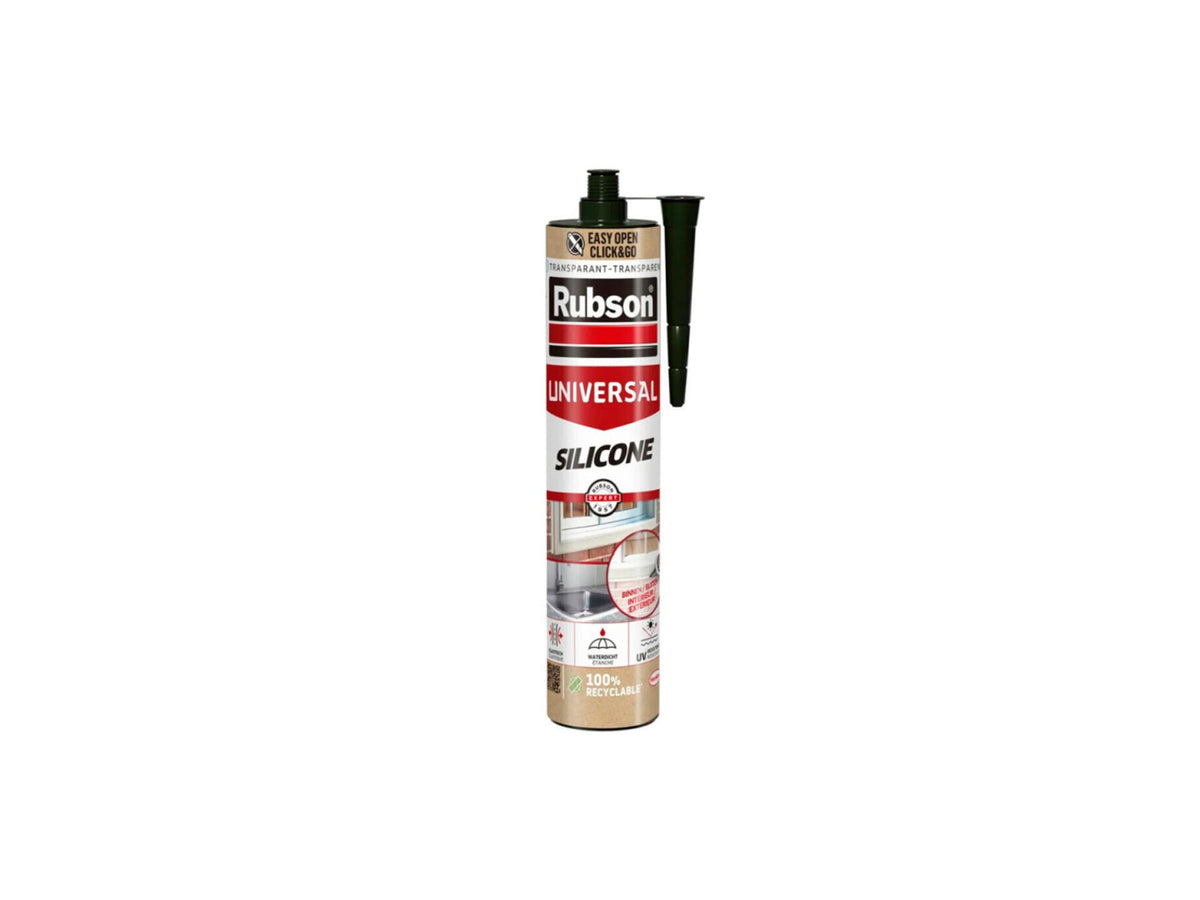 Rubson Universal siliconenkit 280ml transparant