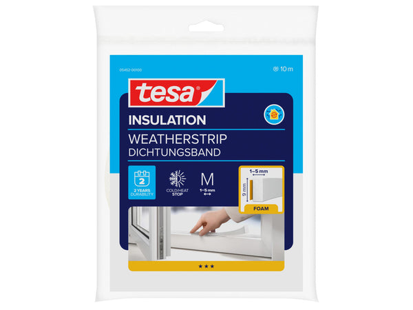 Tesa Universal bourrelet 10m 0,9cm blanc