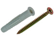 Mack Universele pluggen PE 8mm en schroef 5x60 mm 8 stuks
