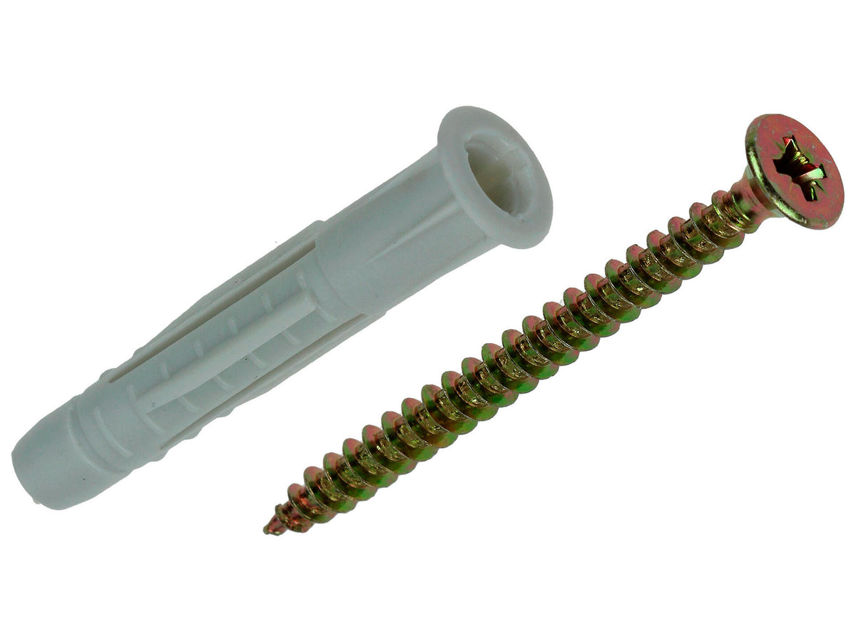 Mack Universele pluggen PE 8mm en schroef 5x60 mm 8 stuks
