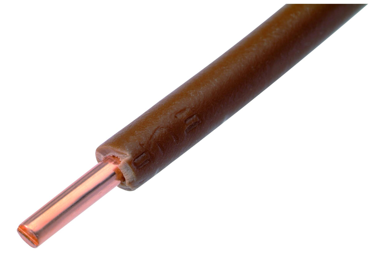 Profile VOB-kabel 2,5mm² 100m bruin