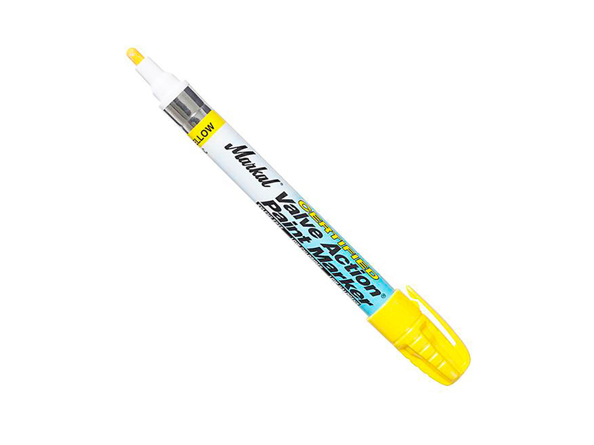 Markal Valve Action verfstift vloeibaar 3mm geel