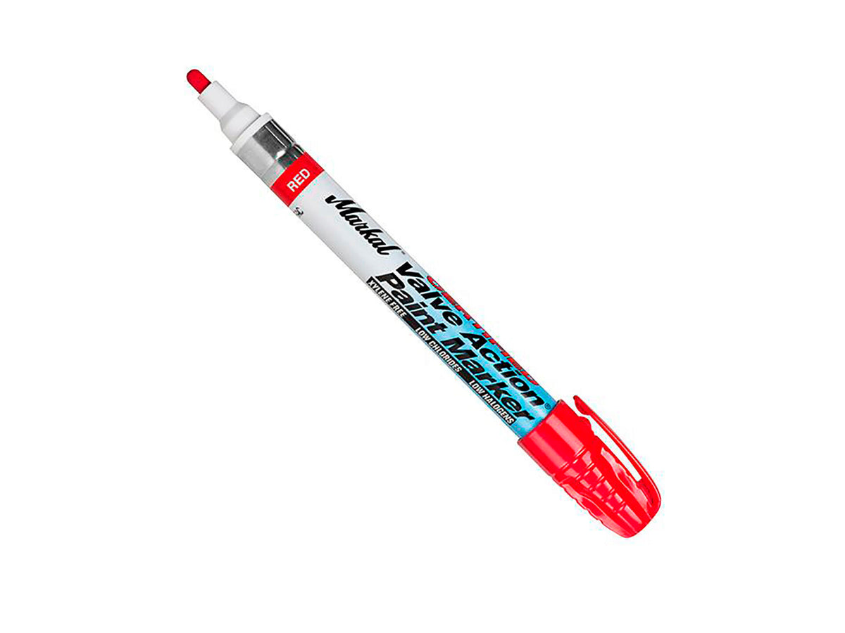 Markal Valve Action verfstift vloeibaar 3mm rood