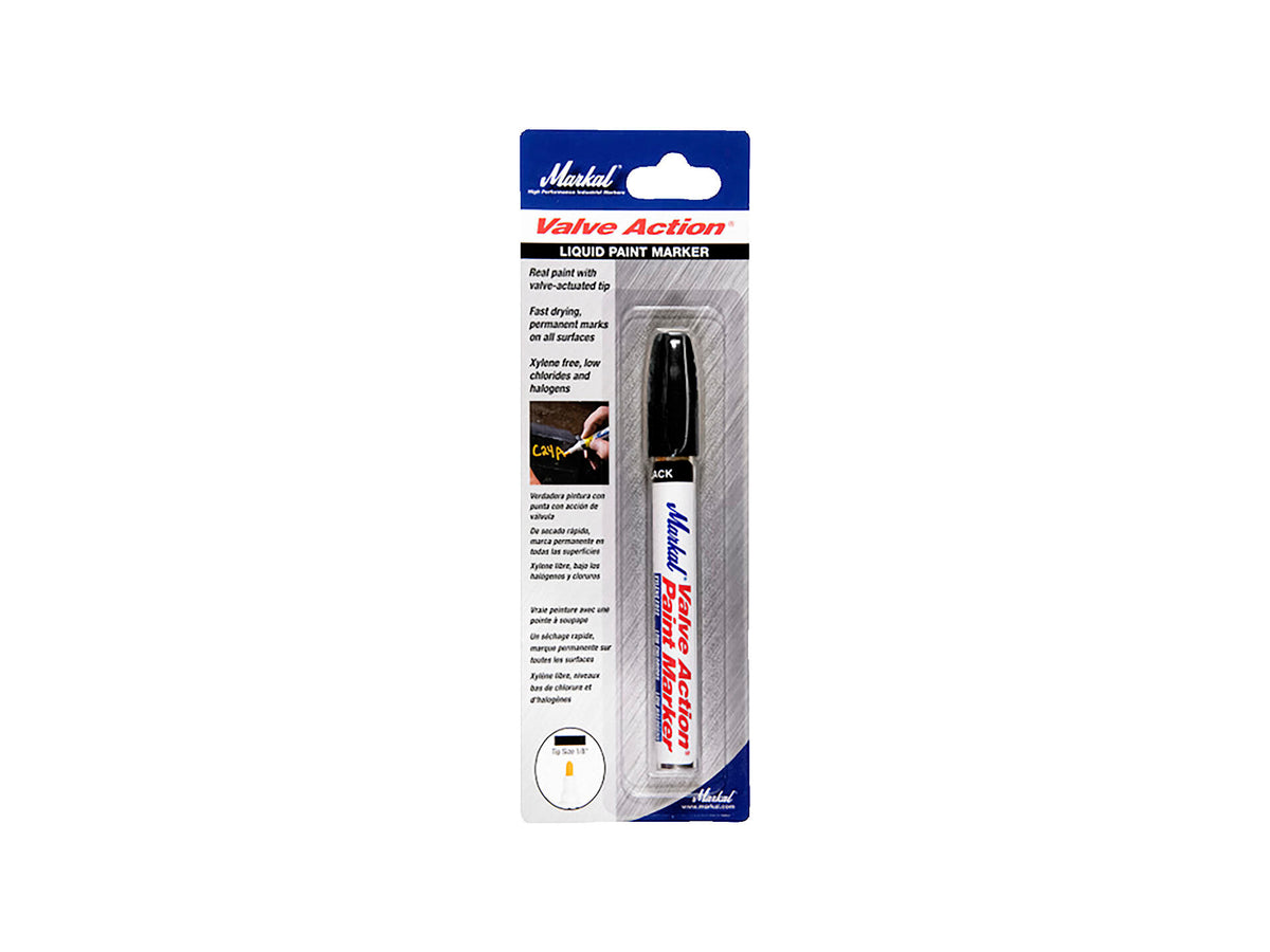 Markal Valve Action verfstift vloeibaar 3mm zwart