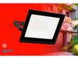 Varo LED-schijnwerper IP65 zwart