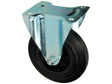 Mack Vast wiel 160mm met plaat en rollager rubber