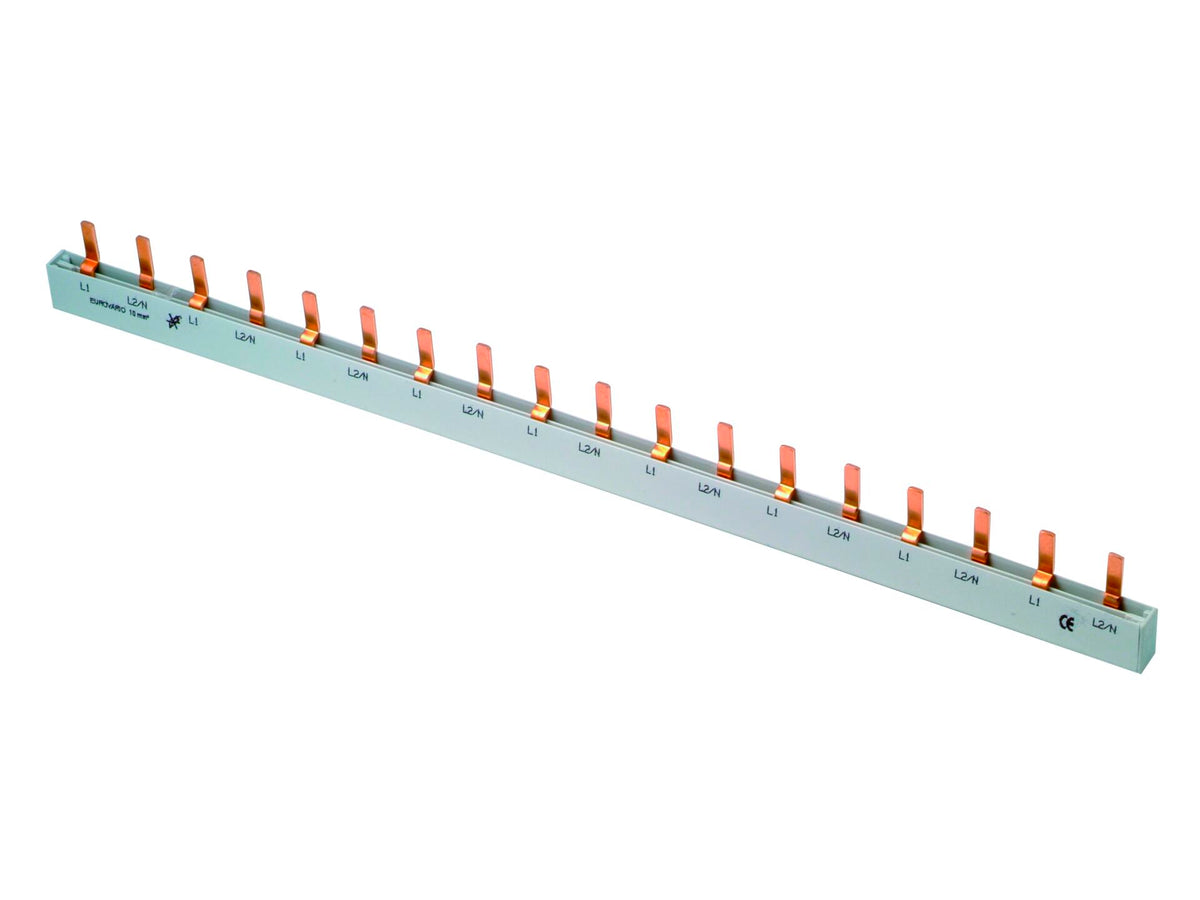 Profile Verbindingsrail pin 10mm² 18 modules