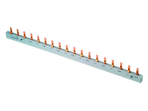 Profile Verbindingsrail pin 10mm² 18 modules