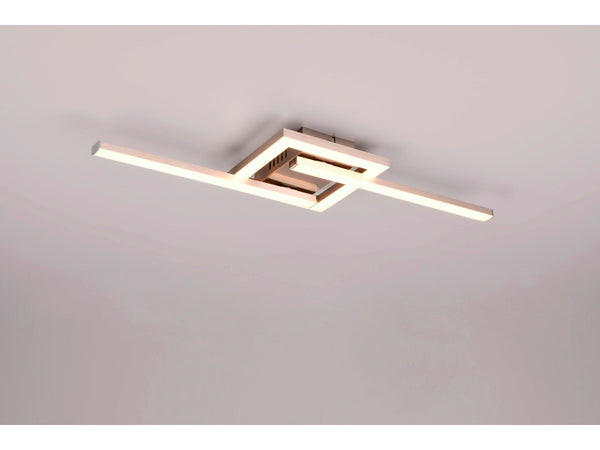 Reality Viale plafonnier LED 17W nickel