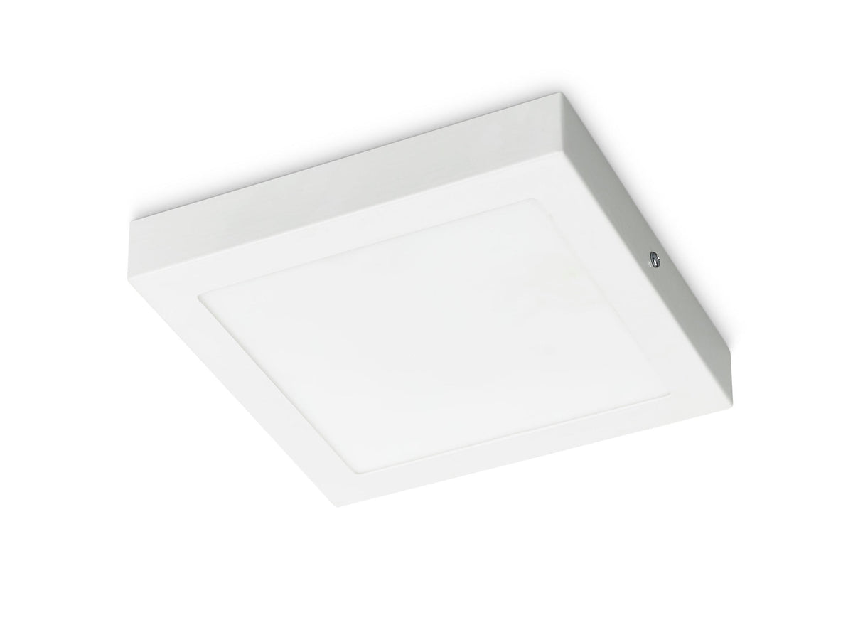 Prolight Villo LED plafondlamp vierkant 18W wit