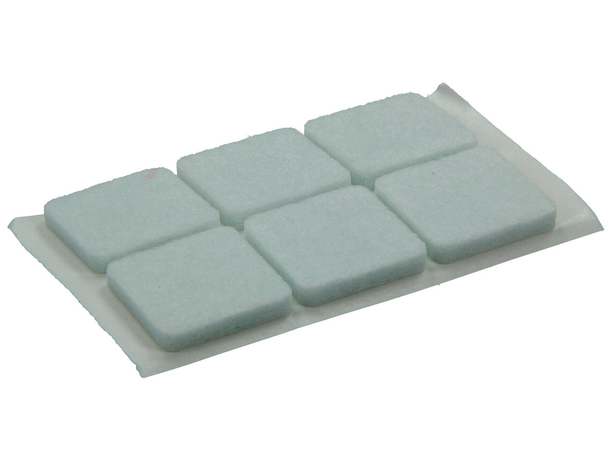 Mack Vilt zelfklevend 19x19 mm wit 18 stuks