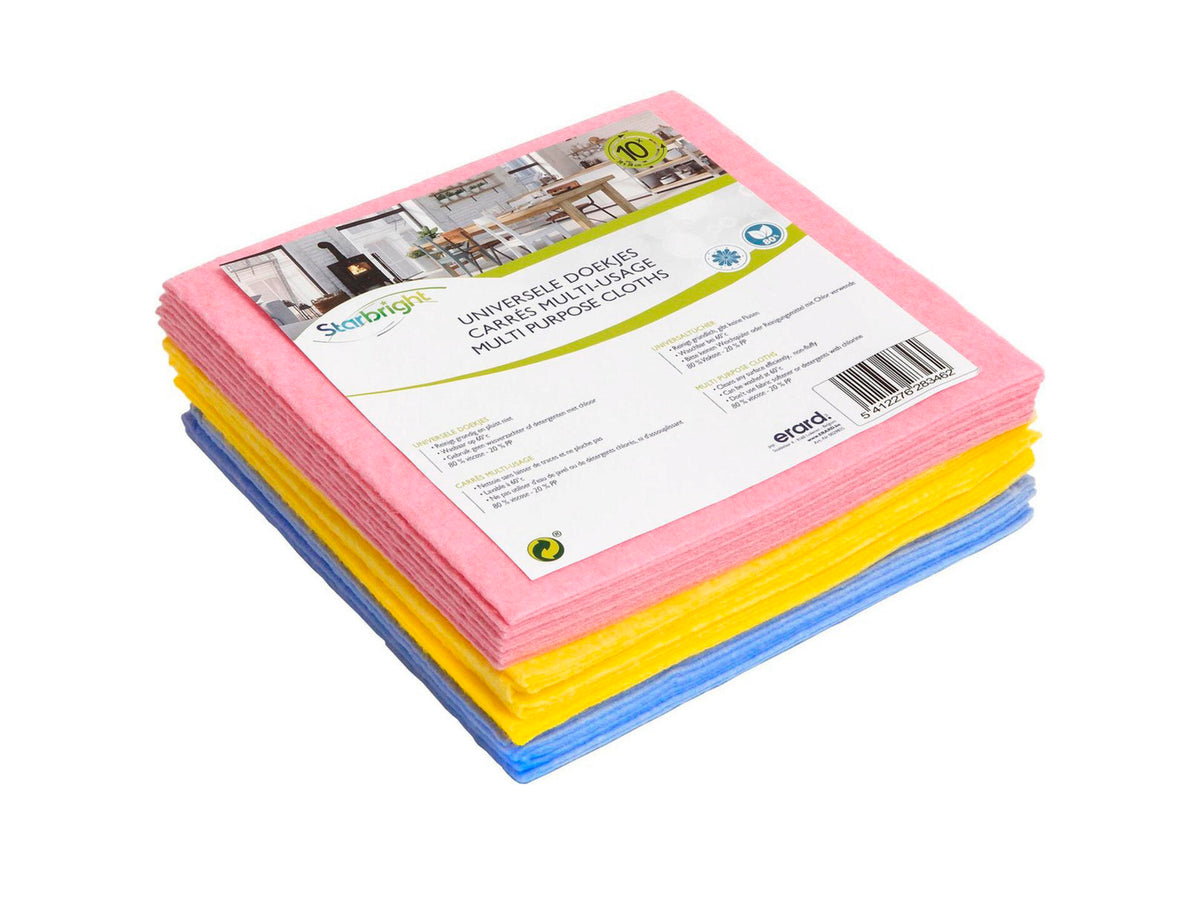 Viscosedoek 38x38 cm 10 stuks