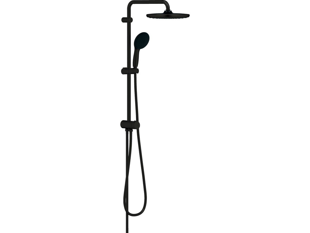 GROHE Vitalio Start 250 doucheset 2 jets mat zwart