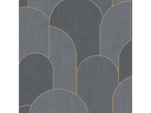 Vliesbehang geo arche zwart 53cm x 10m