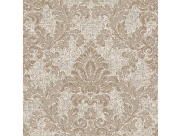 Vliesbehang venezia damask beige 53cm x 10m
