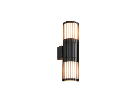 Trio Volga wandlamp 2xE27 4W antraciet