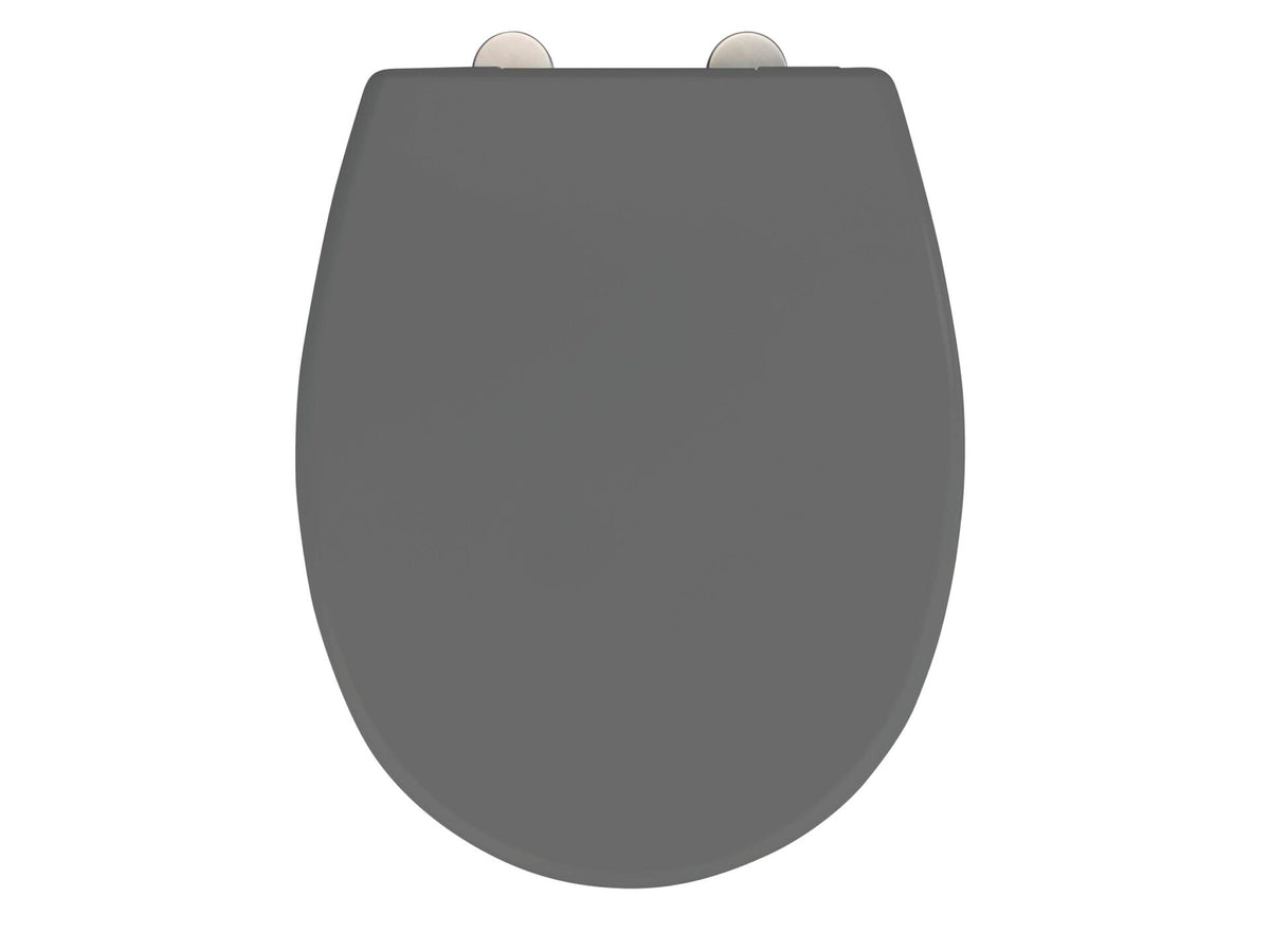 Wenko Vorno Neo WC-bril Duroplast grijs