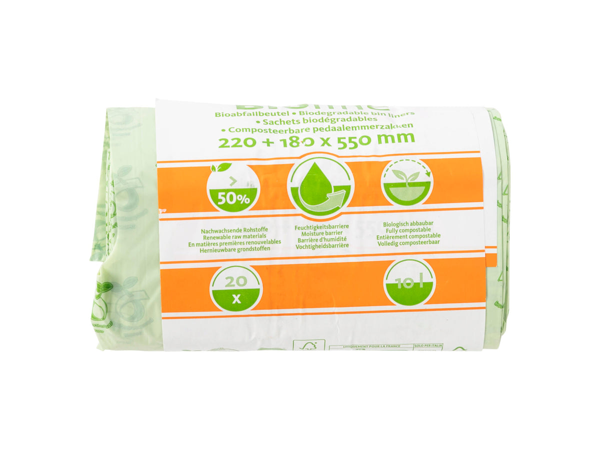 Vuilniszak bio 10l groen 20 stuks