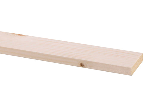 Vurenhout geschaafd 12x44 mm 210cm
