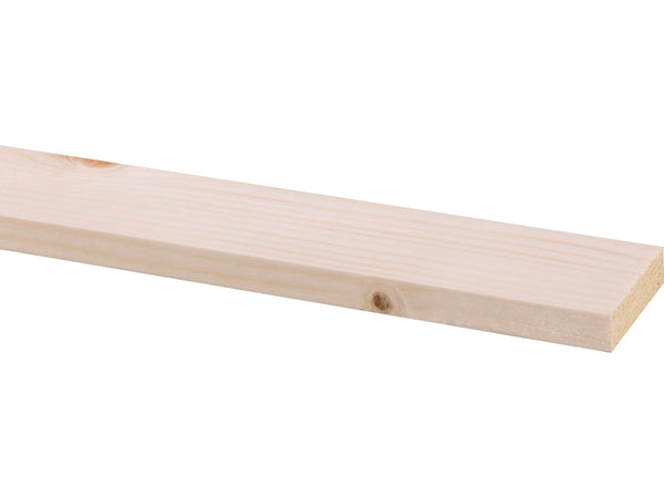 Vurenhout geschaafd 12x44 mm 210cm