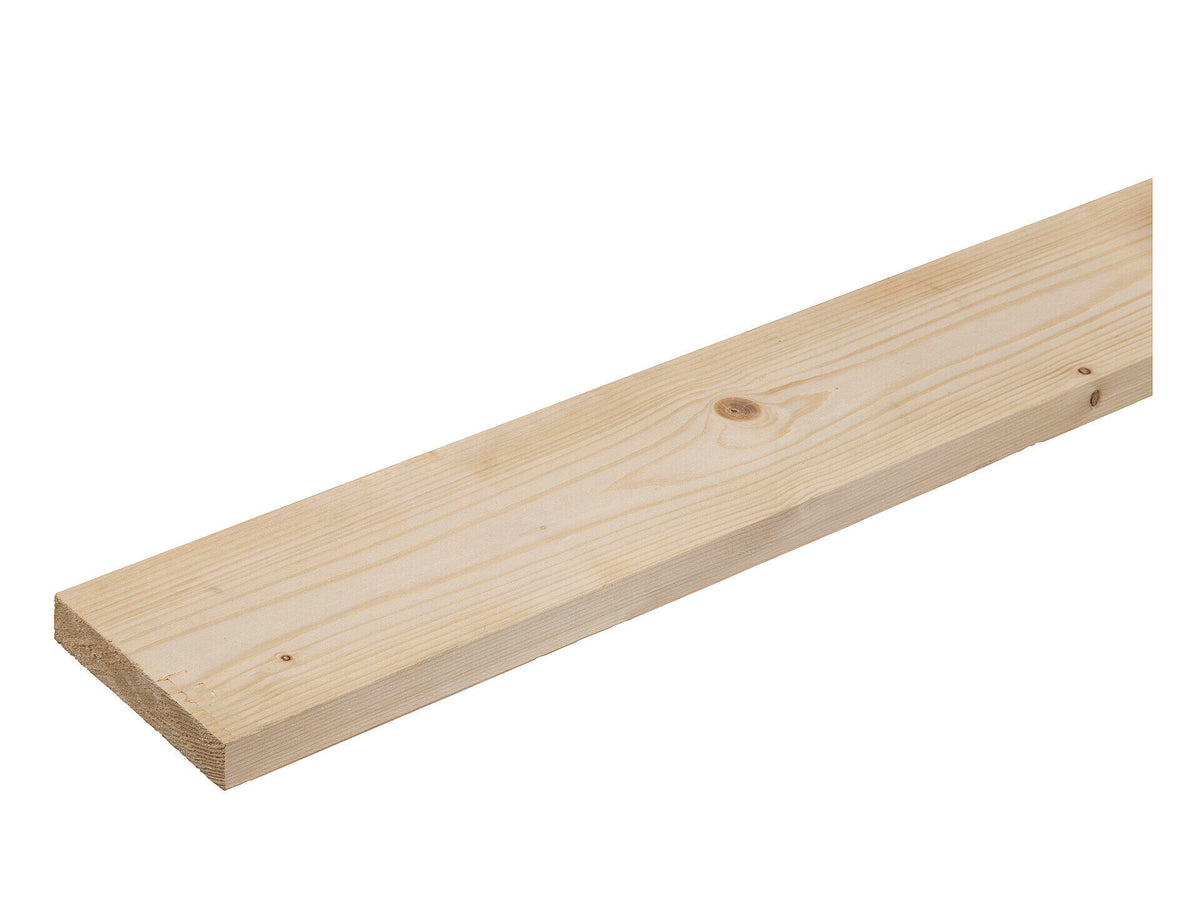 Vurenhout ruw 22x100 mm 390cm