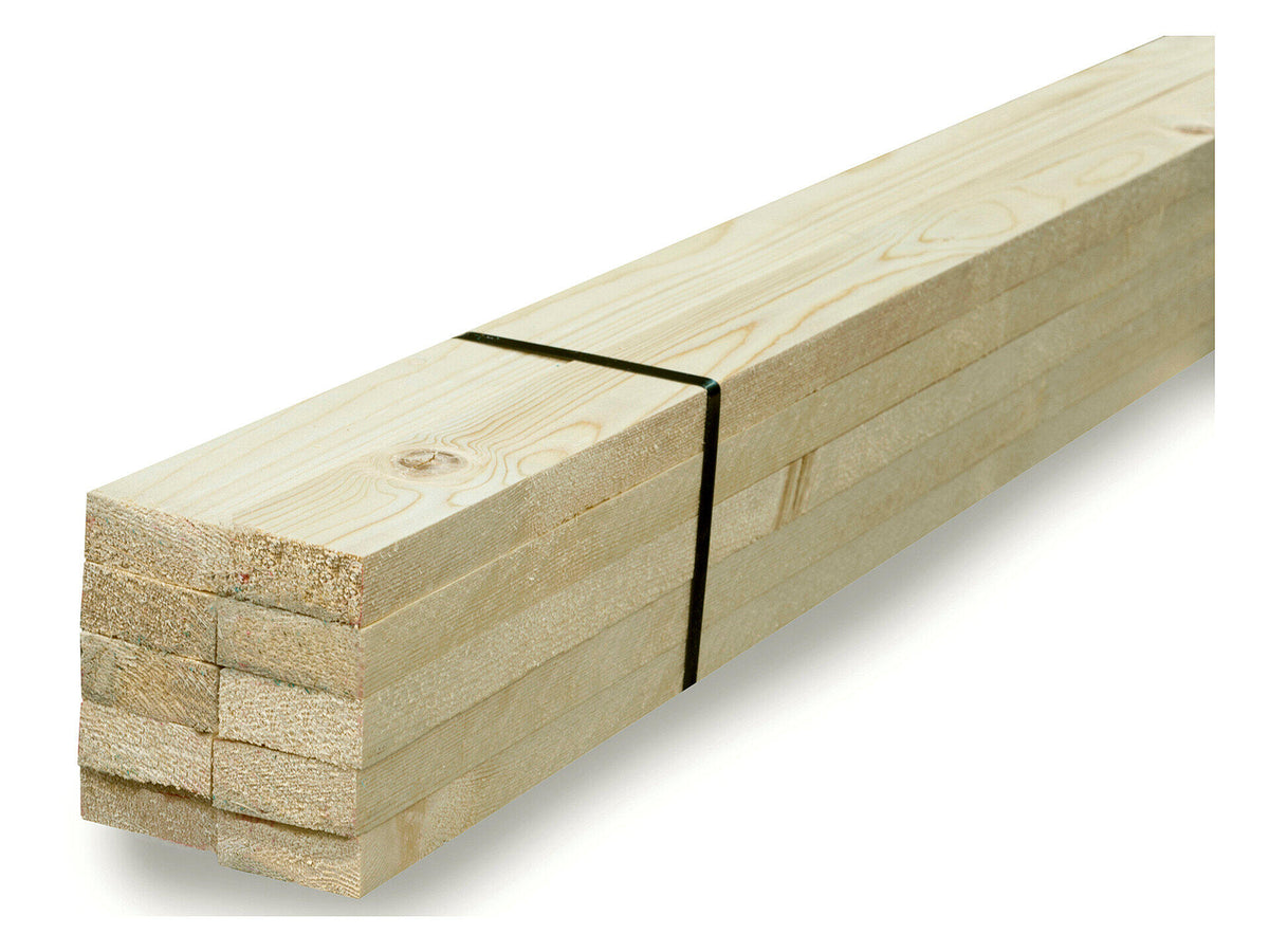 Vurenhout ruw 22x48 mm 270cm 10 stuks