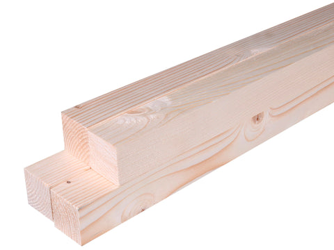 Vurenhout ruw 46x46 mm 300cm, houten planken & houten balken — SKU COLOS-81167, EAN 5400392019263