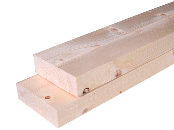 Vurenhout ruw 47x75 mm 300cm