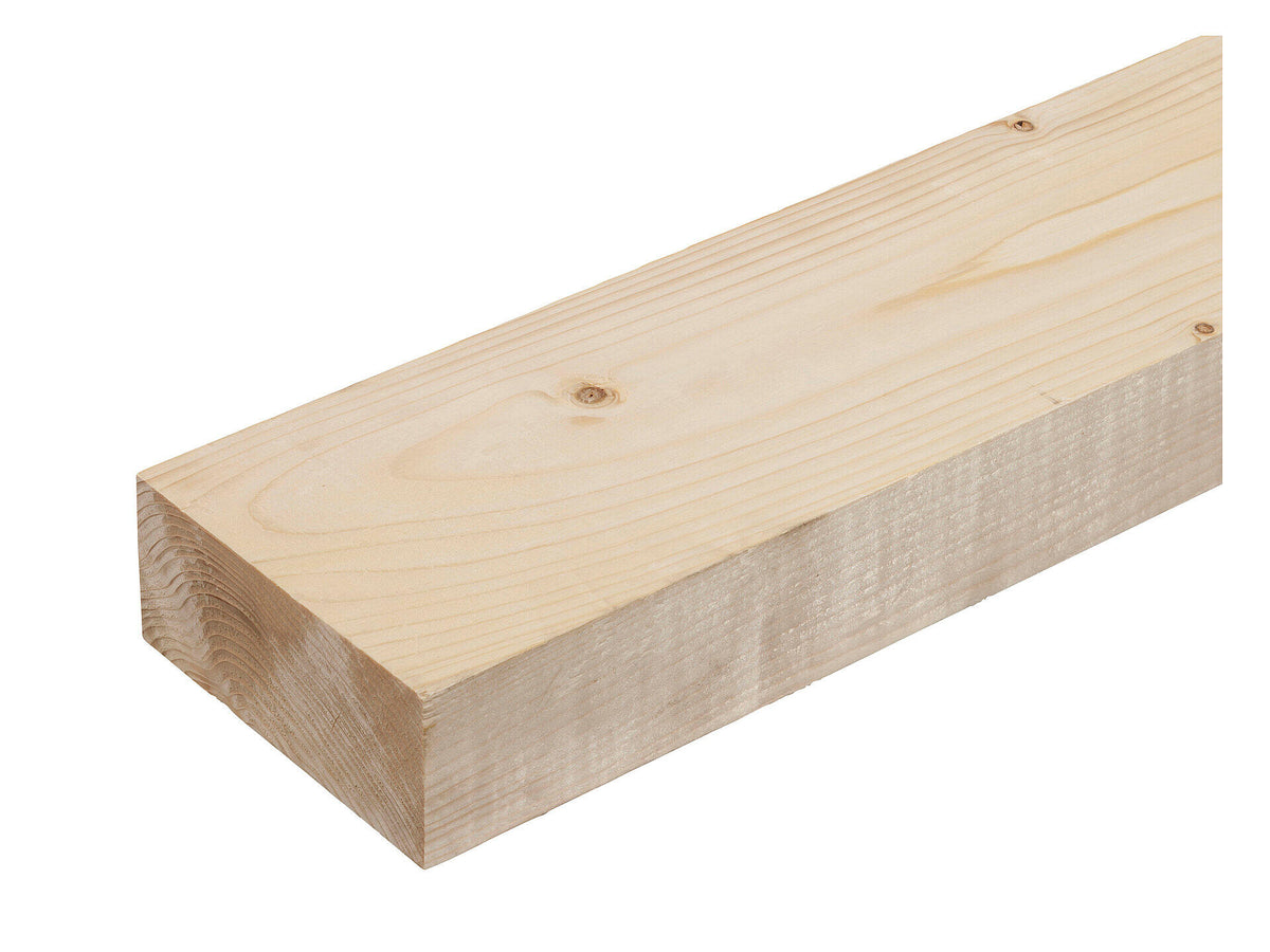 Vurenhout ruw 63x150 mm 330cm