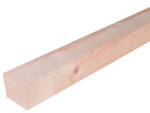 Vurenhout ruw 63x75 mm 270cm