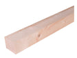 Vurenhout ruw 63x75 mm 360cm