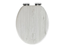 Wenko WC-bril MDF grijs eik